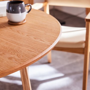 パラディ ダイニングテーブル（Paradis Dining Table）｜無垢材・円形・日本製の画像