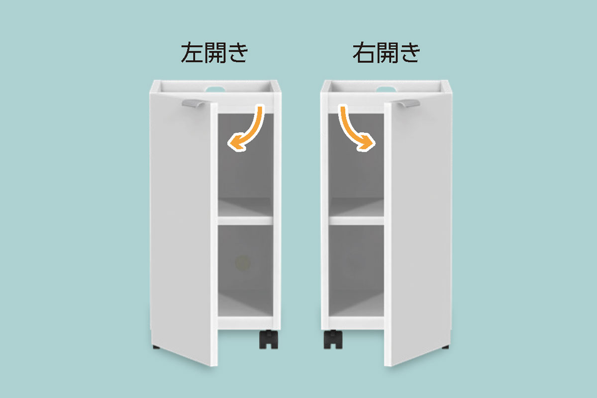 左右開き勝手