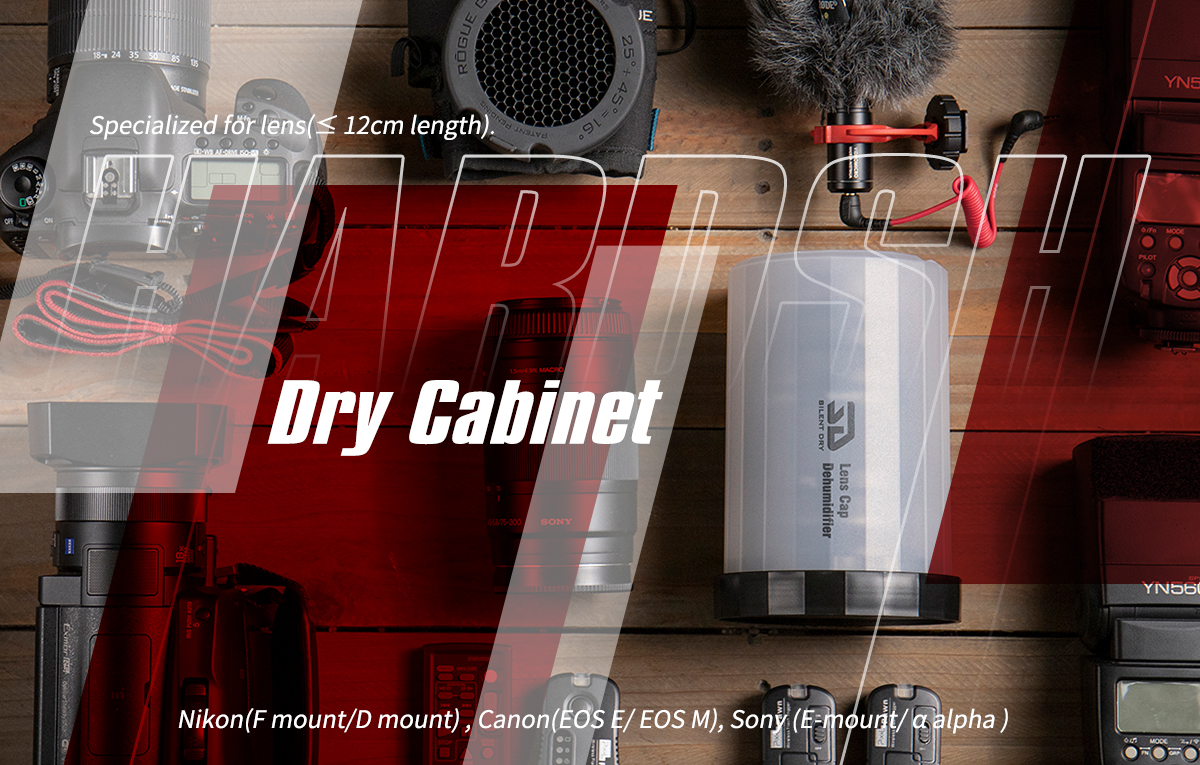 HardshDRY CABINET 一眼レフレンズ用繰り返し使える除湿・消臭器の画像