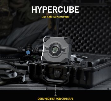Hypercube 400(M)繰り返し使える吸湿・吸臭剤ガンロッカー等に！ 温度・湿度計付の画像