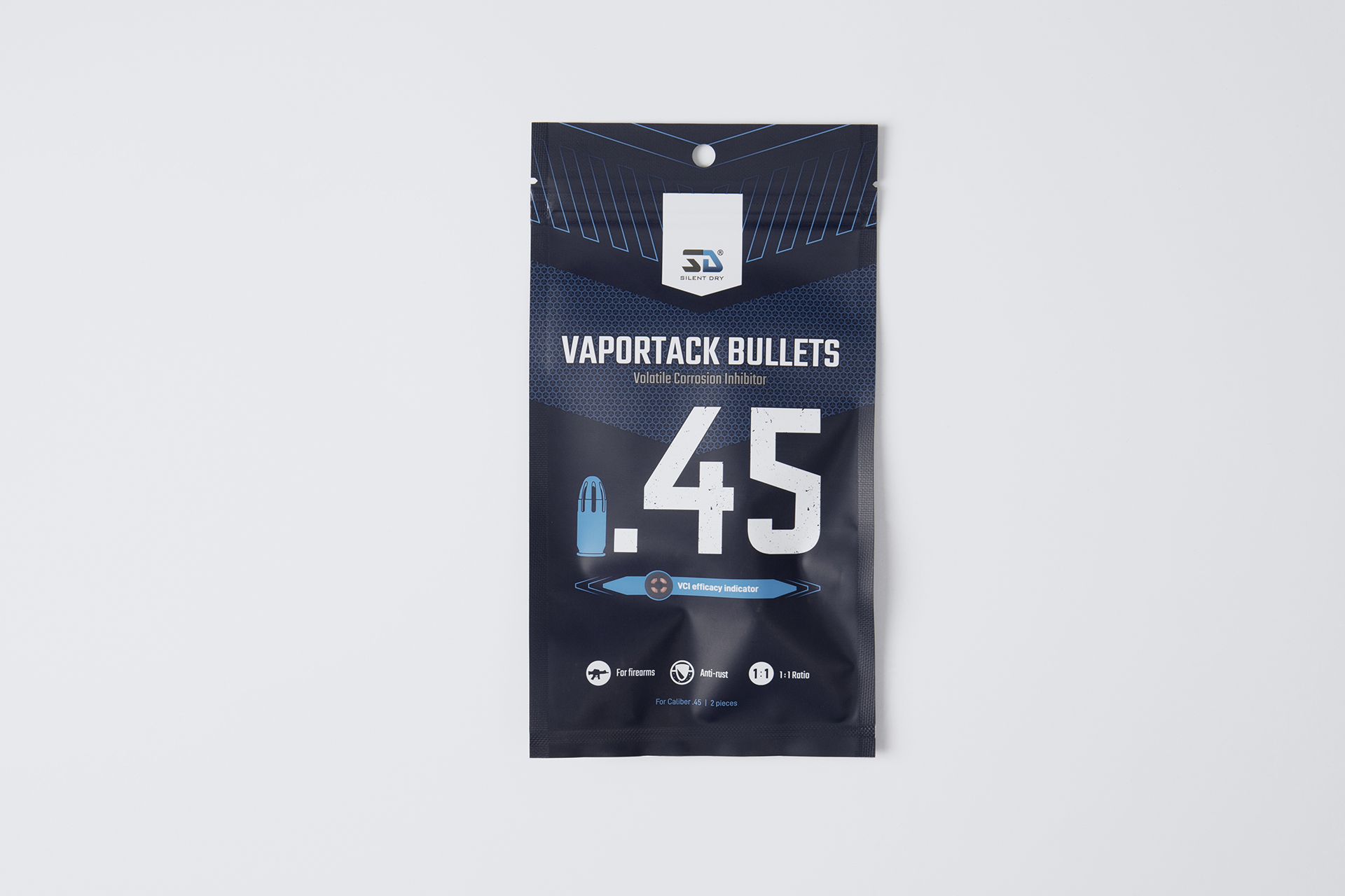 SD SILENT DRY VAPORTACK  .45 ACP  実弾型防錆・防腐食剤 V.C.I 2個入りの画像