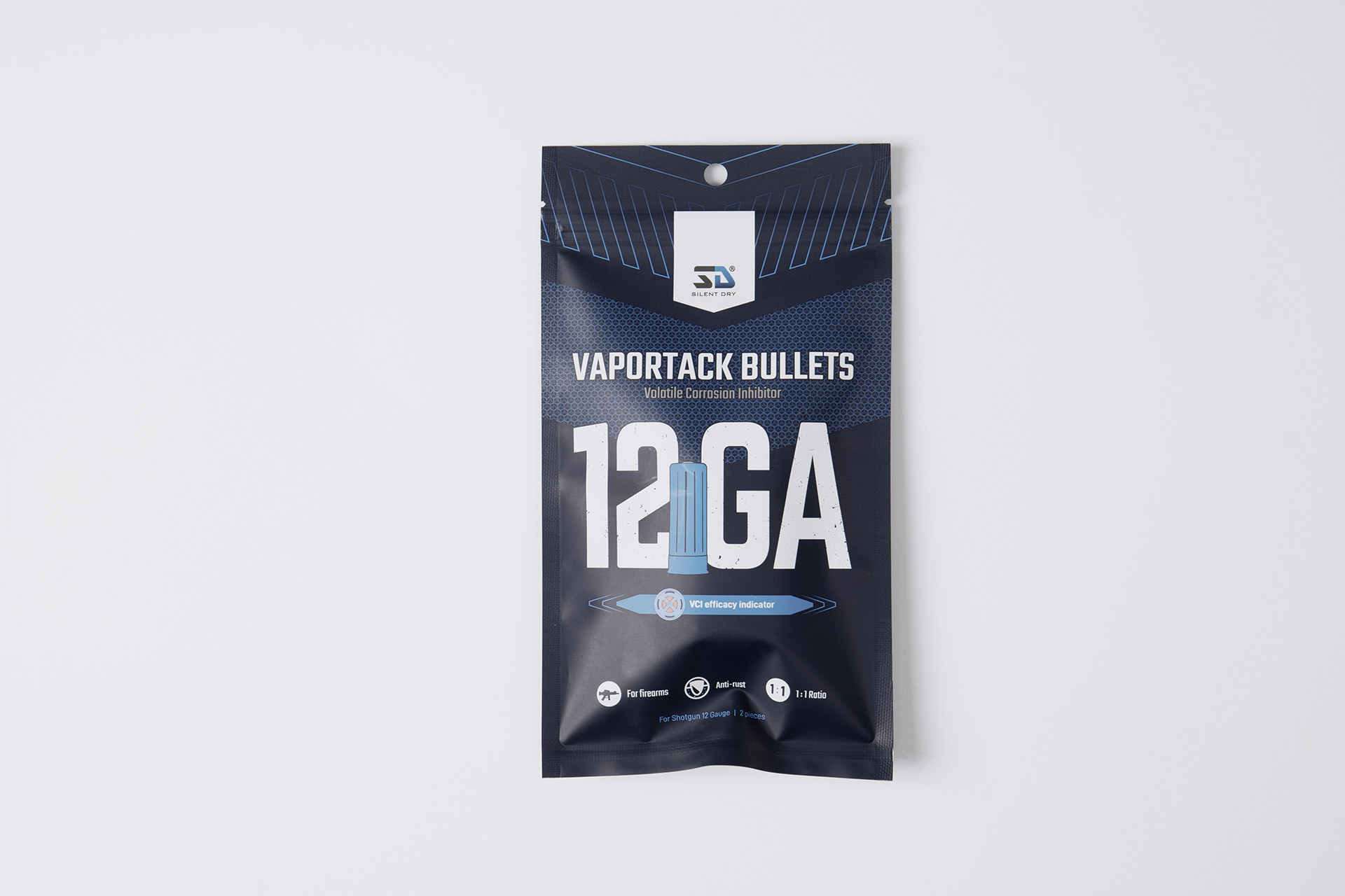 SD SILENT DRY VAPORTACK　12 GA SHOTGUN 実弾型防錆・防腐食剤 V.C.I 2個入りの画像