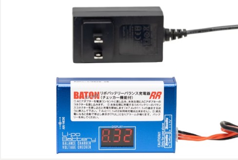 リポバッテリーバランス充電器 RR 【 チェッカー機能付・ACアダプター付属 】の画像