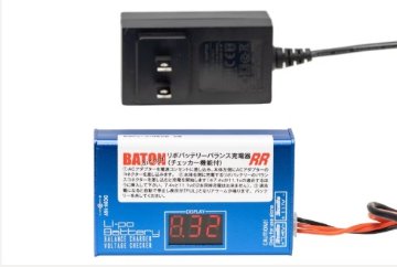 リポバッテリーバランス充電器 RR 【 チェッカー機能付・ACアダプター付属 】の画像