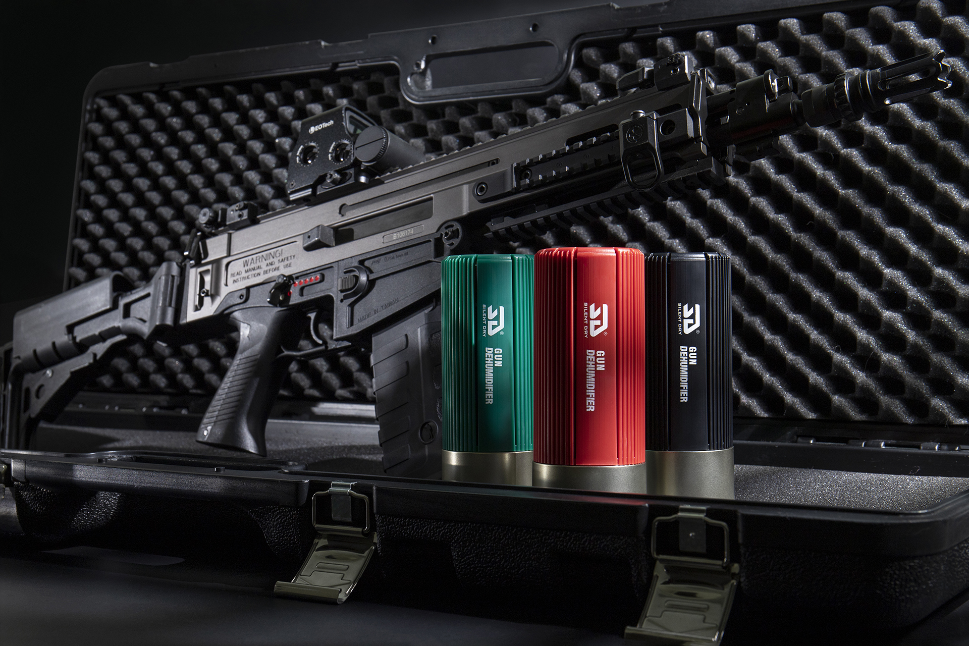 ShotGun Jr. Red　　ショットシェル型　繰り返し使える吸湿・吸収器		の画像