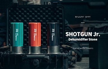 ShotGun Jr. Red　　ショットシェル型　繰り返し使える吸湿・吸収器		の画像