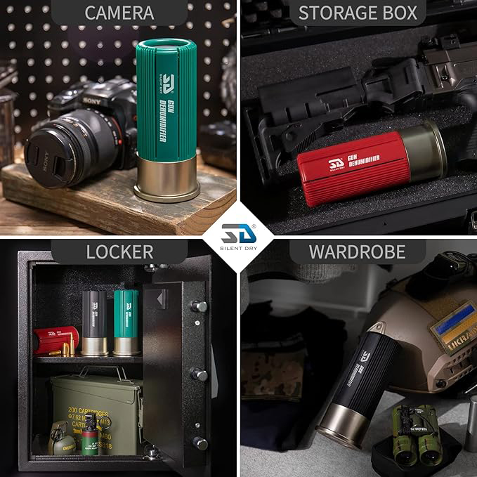 ShotGun Jr. Green　ショットシェル型　繰り返し使える吸湿・吸収器		の画像