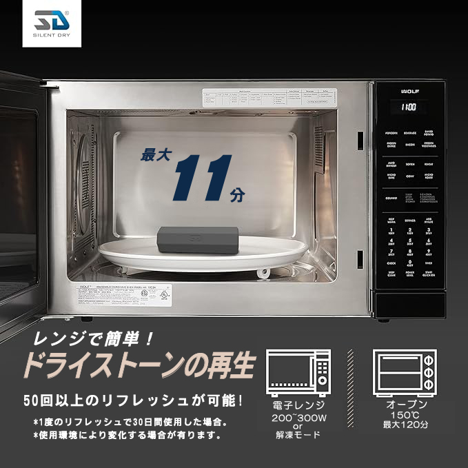 ShotGun　Jr. Black　ショットシェル型　繰り返し使える吸湿・吸収器	の画像