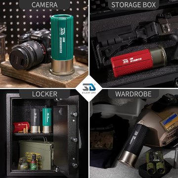 ShotGun　Jr. Black　ショットシェル型　繰り返し使える吸湿・吸収器	の画像