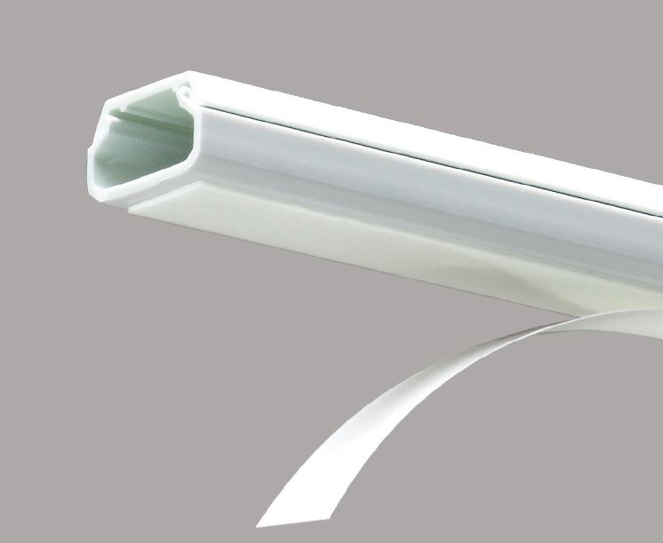 SFT　テープ付ニューエフモール　ホワイト　マサル工業の画像