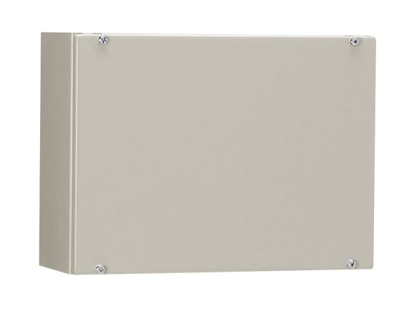 TC10-525A・TC形ボックス（鉄製基板付）ライトベージュ塗装 フカサ100mm　【日東工業】の画像