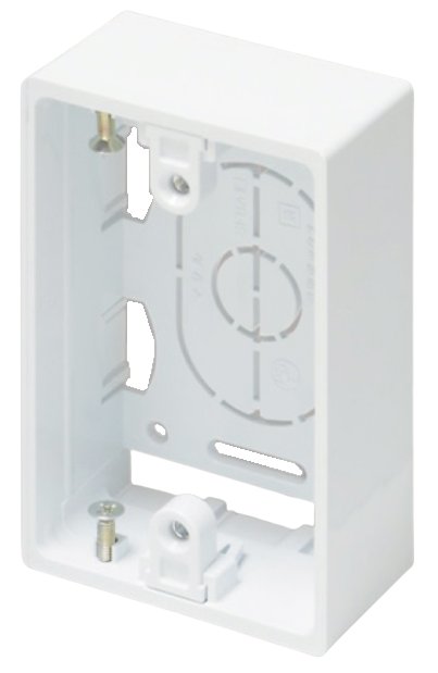 SFB-12　露出ボックス 1個用　ホワイト　マサル工業の画像