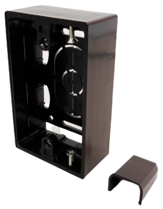 SFB-19　露出ボックス 1個用　チョコ　マサル工業の画像