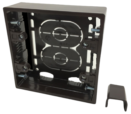 SFB-29　露出ボックス 2個用　チョコ　マサル工業の画像