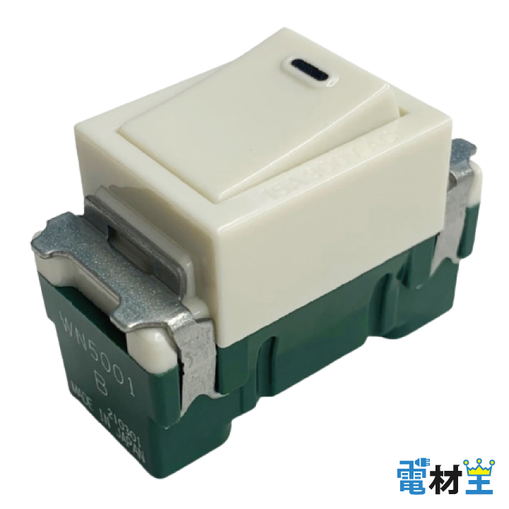 WN5001 埋込スイッチ B 片切 Panasonicの画像