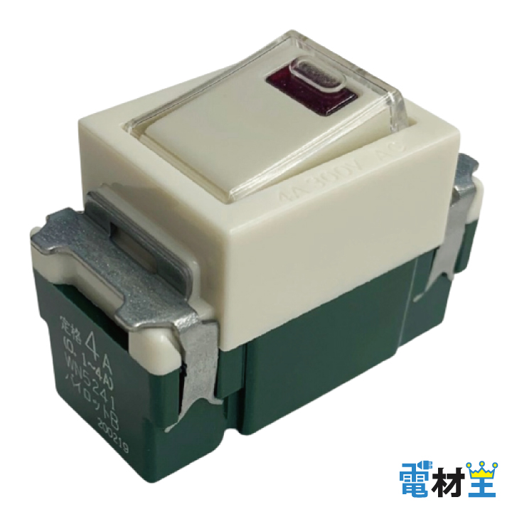 WN5241 埋込パイロットスイッチ B 片切 ネーム付 4A Panasonicの画像