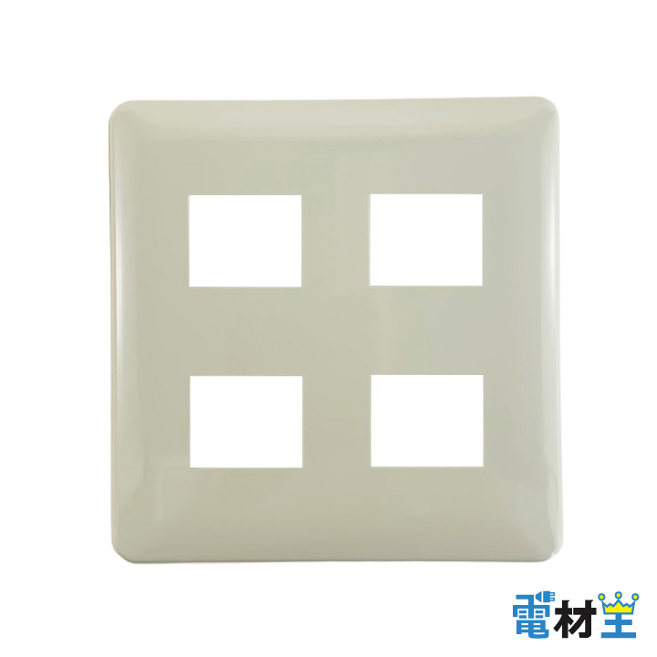 WN6004W モダンプレート 4コ用 ミルキーホワイト Panasonicの画像