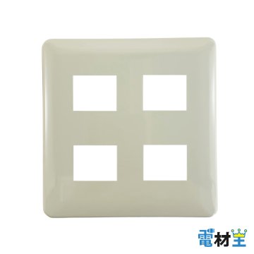 WN6004W モダンプレート 4コ用 ミルキーホワイト Panasonicの画像