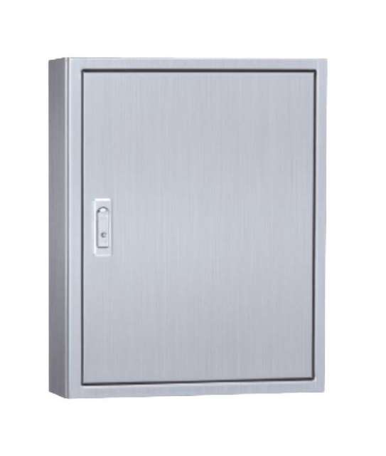 STB12-43N ステンレス盤用キャビネット（木製基板付）塗装なし フカサ120mm 日東工業の画像