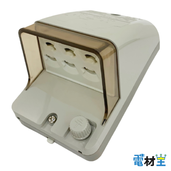 WK2113K アースターミナル付フル防水コンセント 3コ用 露出 埋込両用 Panasonicの画像