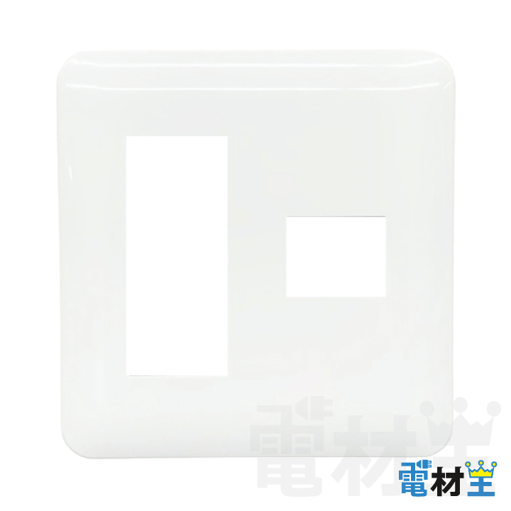 WTF7074W コンセントプレート 3コ+1コ用 ホワイト Panasonicの画像