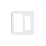 WTC7112W スイッチ+コンセントプレート ホワイト Panasonicの画像