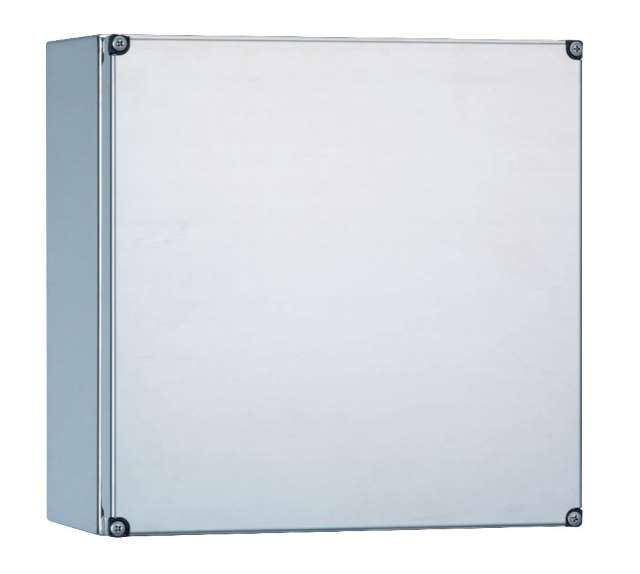 SCF12-33・ステンレスSCF形ボックス（高気密 鉄製基板付）ミラー仕上 フカサ120mm　【日東工業】の画像