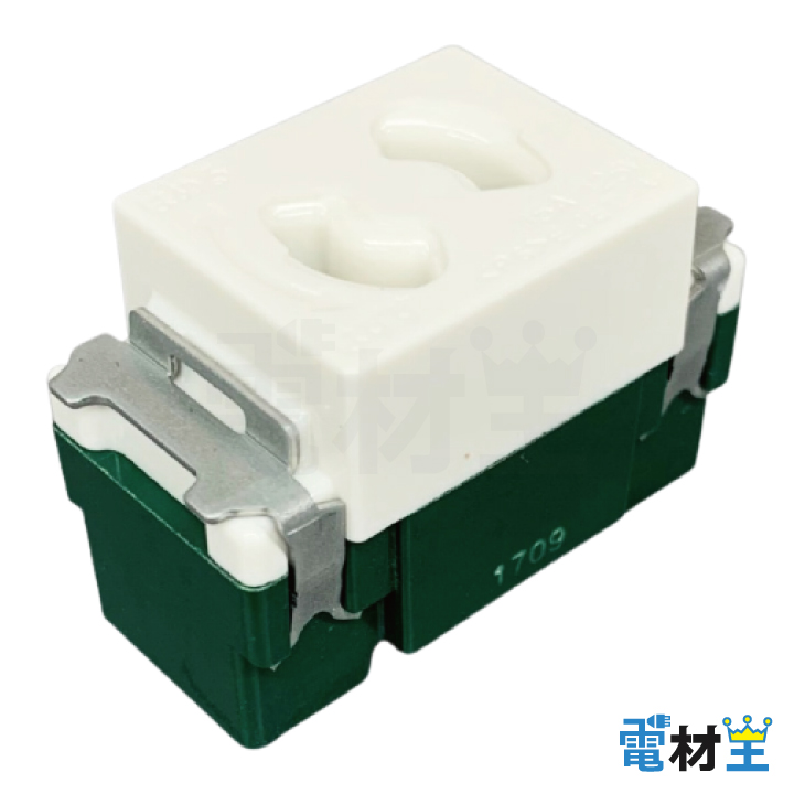 WN1061SW 埋込抜け止めコンセント ホワイト Panasonicの画像