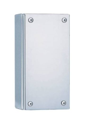 STVC8-152・ステンレスSTVC形ターミナルボックス（ 防塵・防水構造 鉄製基板付) ミラー仕上 塗装なし フカサ80mm　【日東工業】の画像