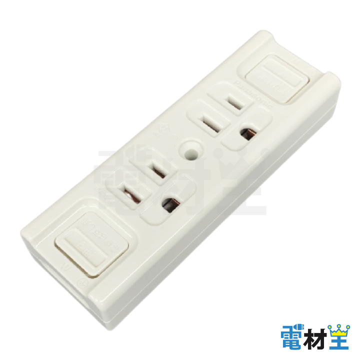 WK1512SWK 接地15A露出ダブルコンセント 仮設用 フル端子 Panasonicの画像