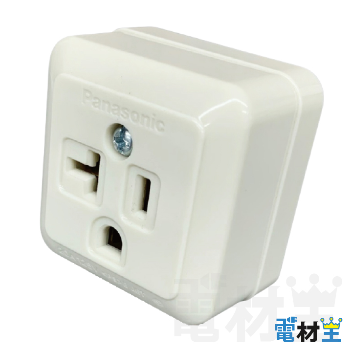 WK3821 15A/20A兼用接地角型コンセント Panasonicの画像