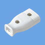 WH4615 ベター小型コードコネクタボディ 平形コード用 ホワイト Panasonicの画像