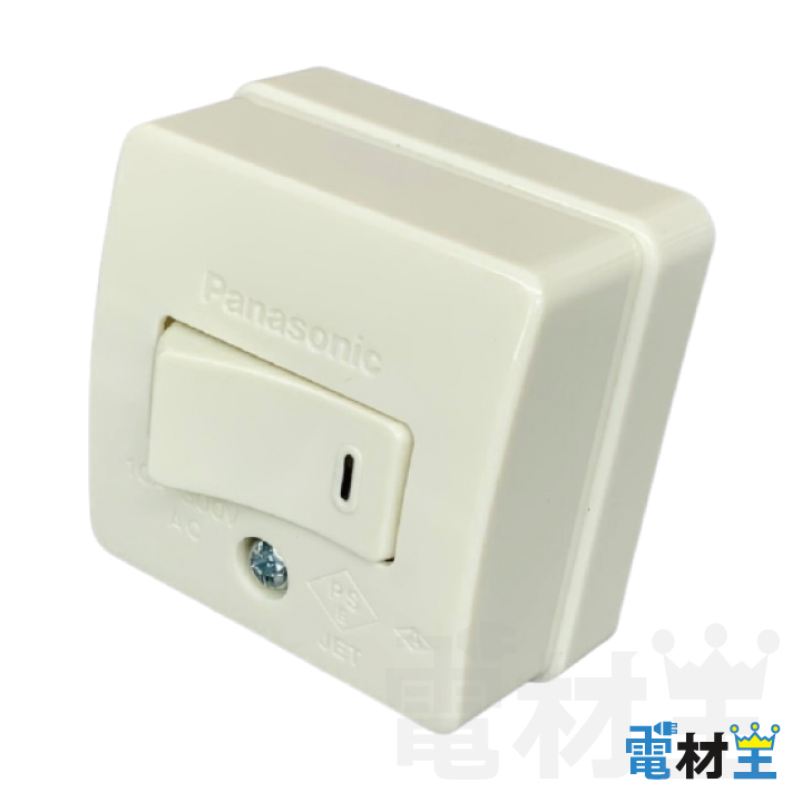 WS3001W 10A角型タンブラスイッチB 片切 Panasonicの画像