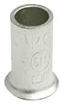 E-小・リングスリーブ （100個入り）銅線用裸圧着スリーブ E型 【カワグチ】画像