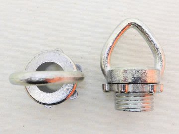 オンカン4分  蛍光灯用 三価メッキ　【ミズノ金属】の画像