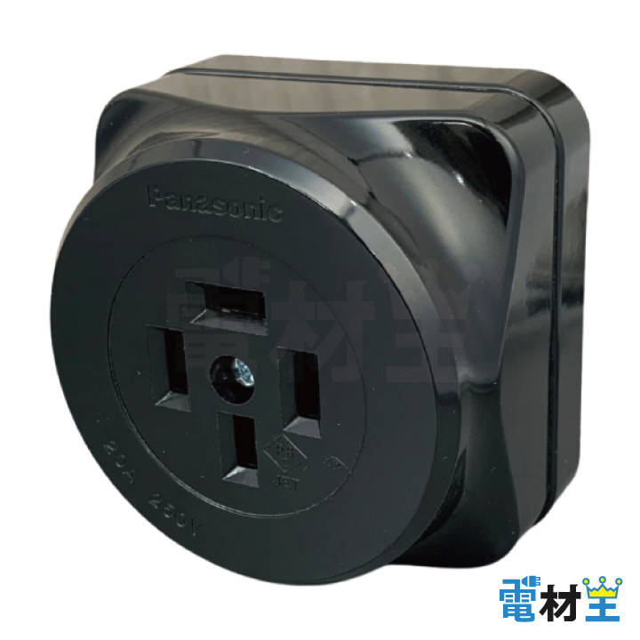 WK1420 接地3P20A角型コンセント Panasonicの画像