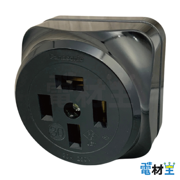 WK1430 接地3P30A角型コンセント Panasonicの画像