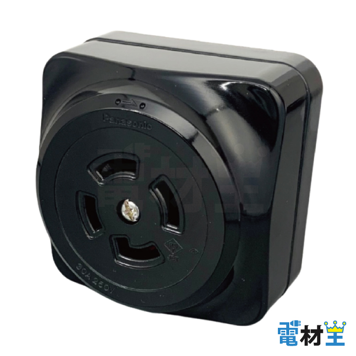 WK2430 接地3P30A引掛露出コンセント Panasonicの画像