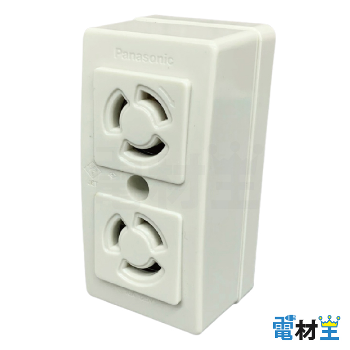 WK2312W 接地2P15A引掛露出ダブルコンセント Panasonicの画像