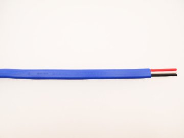 VVF2.0mm×3心・600Vビニル絶縁ビニルシース電力ケーブル平形/青色　【住電日立ケーブル】の画像