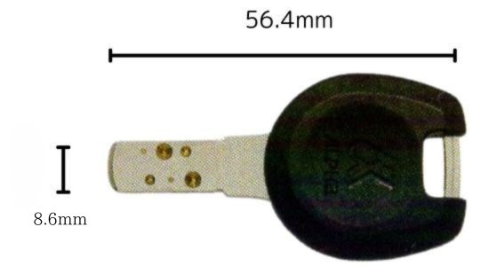 ALPHA  引戸用ディンプルキーの画像