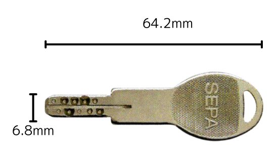 日中製作所　SEPA　ディンプルキーの画像