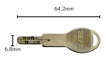 日中製作所　SEPA　ディンプルキーの画像