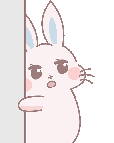 覗きこむあるうさ