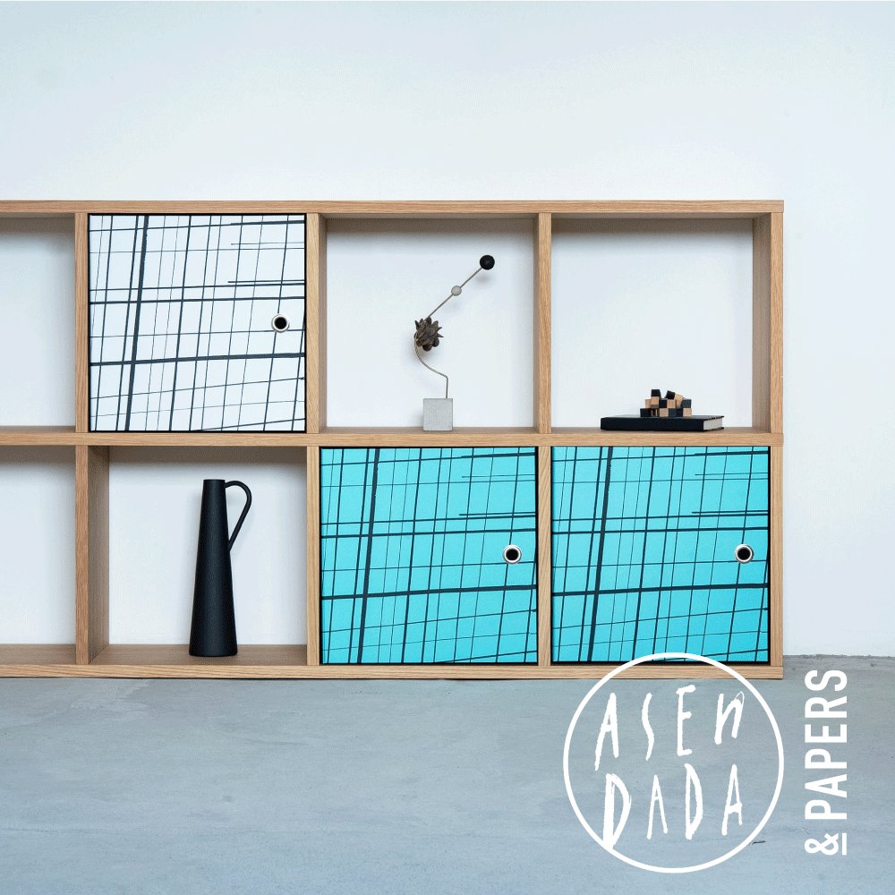 ASENDADA 【Plaid】/ スタッキングシェルフ用FLAPの画像