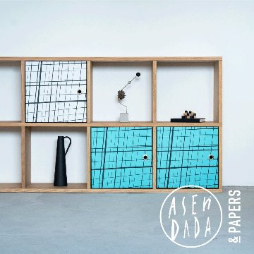 ASENDADA 【Plaid】/ スタッキングシェルフ用FLAPの画像