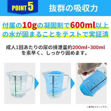 緊急・災害時　非常用　簡易トイレ50回分の画像