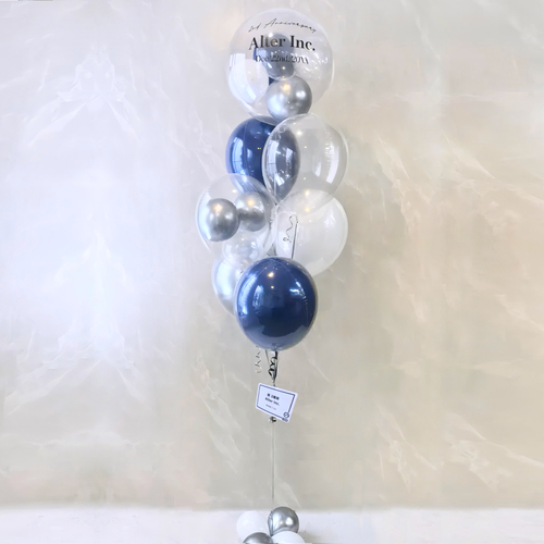 Crystal navyblue stylish balloonの画像