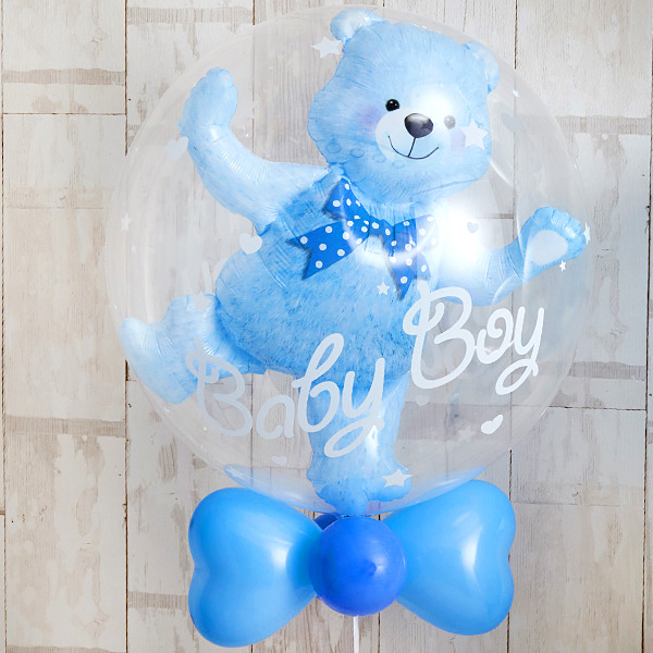 Blue Bear Baby Shower画像