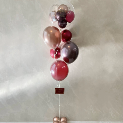 Shine Garnet Elegance Balloonの画像